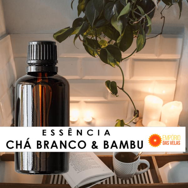 Essência de Chá Branco c/ Bambu para Sabonete - 100ml